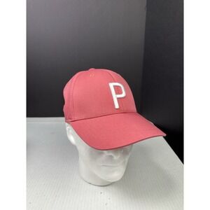 Women's PUMA P‎ Logo Ponytail/ Criss-cross- Pink Flex Fit